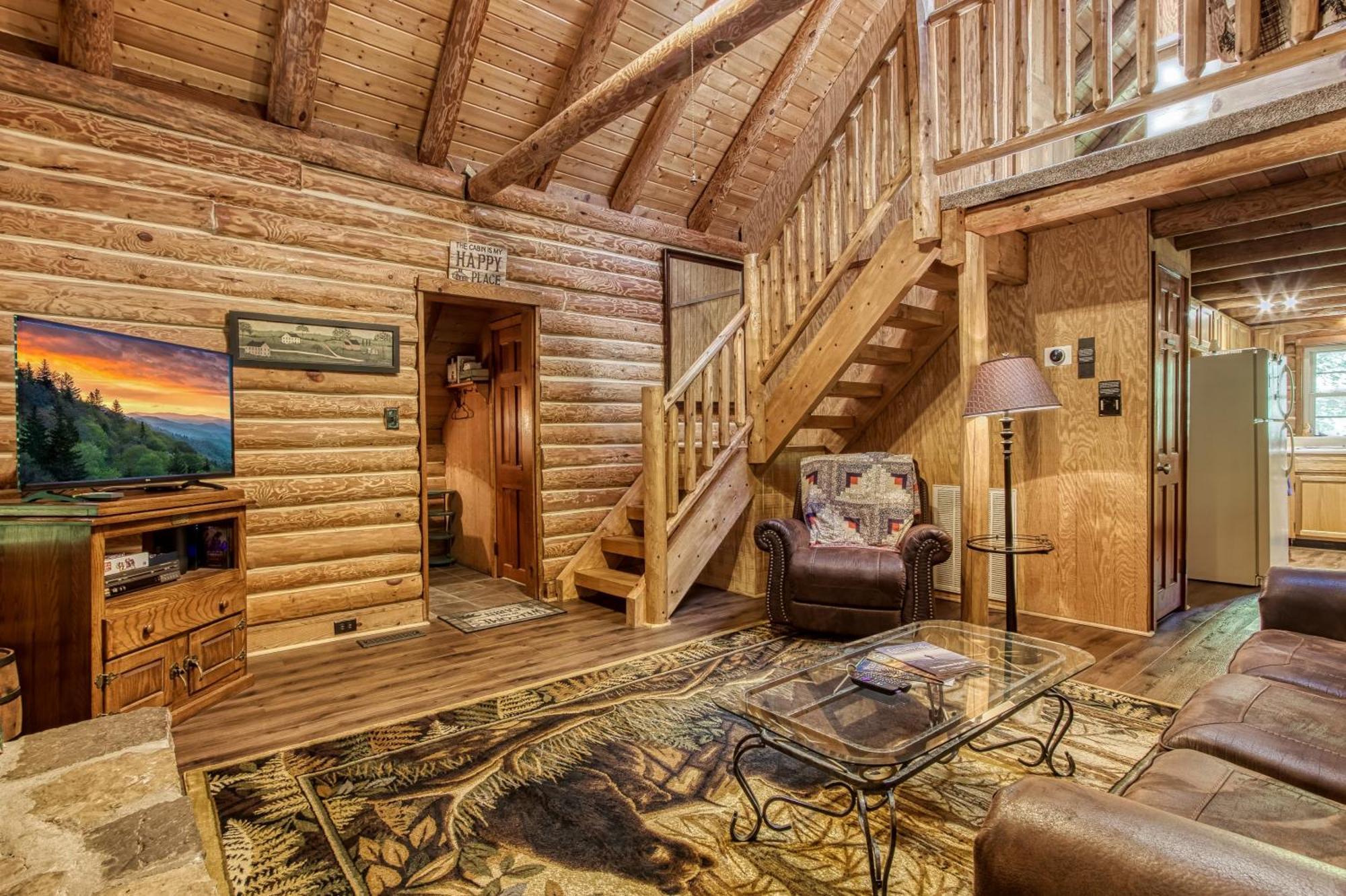 Very Private, Real Log Cabin With Hot Tub! Sevierville Exterior photo