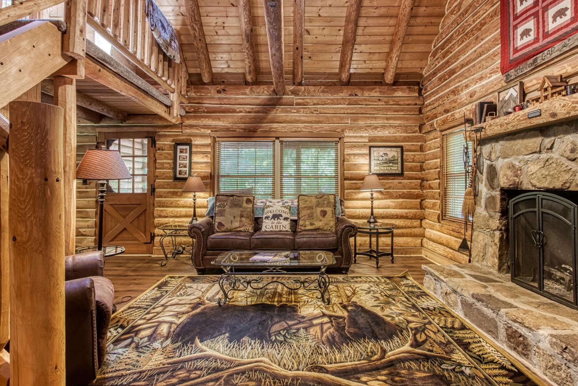 Very Private, Real Log Cabin With Hot Tub! Sevierville Exterior photo